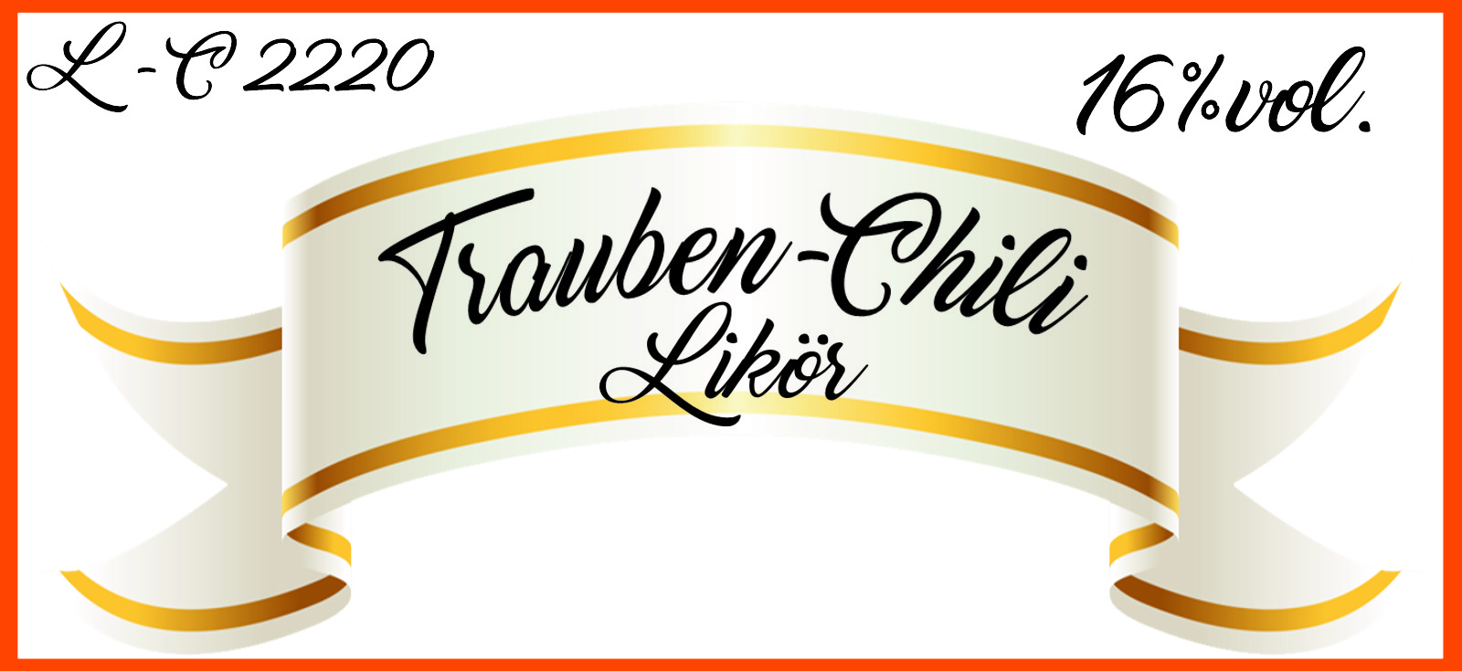 Trauben-Chili-Likoer